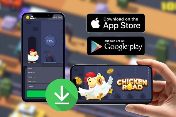 Chicken Road App auf Android und iPhone im mobilen Browser starten